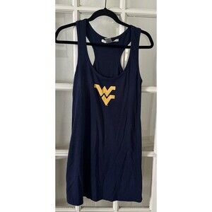 WVU West Virginia Mountaineers Dress Racer Back Women's Large  Mini